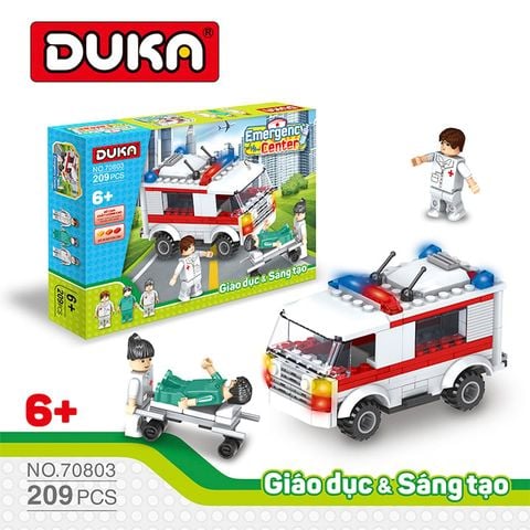  Đồ Chơi DUKA: Ghép Hình - Trung Tâm Cấp Cứu 209 Chi Tiết - Z70803 