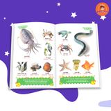 Sách: Combo Từ Điển Tranh Về Rau - Củ - Quả - Hoa + Từ Điển Tranh Về Các Con Vật (Bìa Cứng)