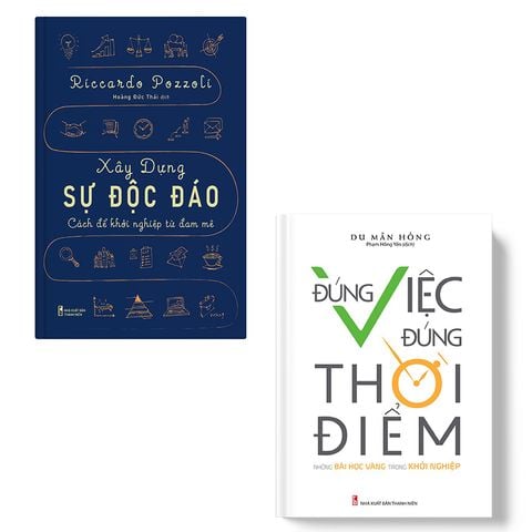  Combo 2 cuốn: Đúng Việc Đúng Thời Điểm + Xây Dựng Sự Độc Đáo 