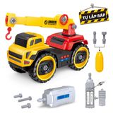 Đồ Chơi DUKA: Xe Công Trình Tự Tháo Lắp - Cần Cẩu Chuyên Dụng - 839620