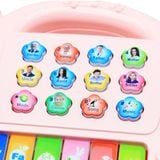 Đồ Chơi DUKA: Đồ Chơi Đàn Piano Thỏ Hồng Kèm Micro - DK81316