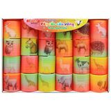 Đồ Chơi DUKA: Bộ 24 Đồ Chơi Lò Xo Bảy Sắc Cầu Vồng - Vườn Bách Thú - DK81317