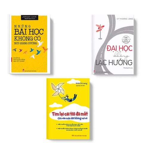  Combo Sách: Bí Kíp Sống Trọn Tuổi Đôi Mươi - Những Bài Học Không Có Nơi Giảng Đường (Tái Bản) + Đại Học Không Lạc Hướng (Tái Bản) +  Tìm Lại Cái Tôi Đã Mất 