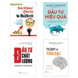 Sách: Combo Tư Duy Tài Chính (Tư duy về tiền bạc + Đầu tư chất lượng + Đầu tư hiệu quả + Sách lược đầu tư của W.Buffett)