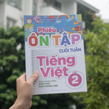 Sách: Phiếu Ôn Tập Cuối Tuần Tiếng Việt - Lớp 2 (Theo Chương Trình Giáo Dục Phổ Thông Mới)