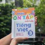 Sách: Phiếu Ôn Tập Cuối Tuần Tiếng Việt - Lớp 3 (Theo Chương Trình Giáo Dục Phổ Thông Mới)