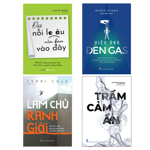  Sách: Làm Chủ Ranh Giới + Hiệu Ứng Đèn Gas + Trầm Cảm Ẩn + Đặt Nỗi Lo Âu Của Bạn Vào Đây 