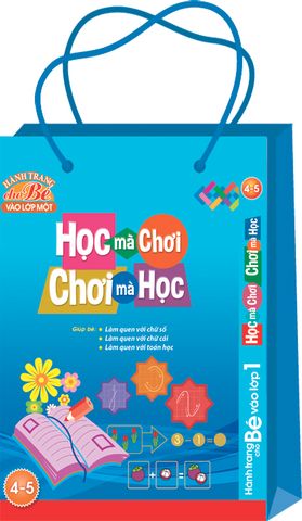  Combo Sách: Học Mà Chơi - Chơi Mà Học Dành Cho Trẻ 4-5T (5 cuốn) 