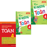 Sách: Combo Rèn Kĩ Năng Học Tốt Lớp 4 +  Rèn Kĩ Năng Giải Toán Lớp  4