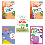Sách: Combo 5 Cuốn Sách Toán Từ Cơ Bản Đến Nâng Cao Dành Cho Học Sinh Lớp 5