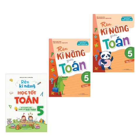  Sách: Combo 3 Cuốn Rèn Kỹ Năng Học Tốt Toán - Lớp 5 