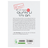 Sách: Những Bí Mật Để Trở Thành Một Quản Lí Tài Ba