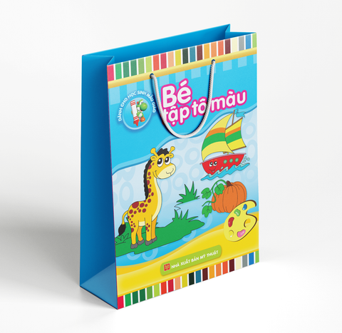  Sách: Bé Tập Tô Màu - Túi 8 Cuốn 