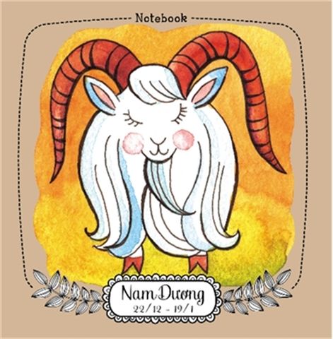  Notebook: 12 Cung Hoàng Đạo - Nam Dương (Ml10) 