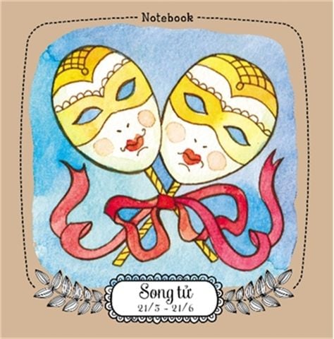  Notebook: 12 Cung Hoàng Đạo - Song Tử (Ml03) 