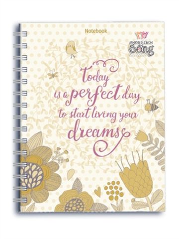  Notebook: Phong Cách Sống - Today Is A Perfect Day… (Pcs - 03) 