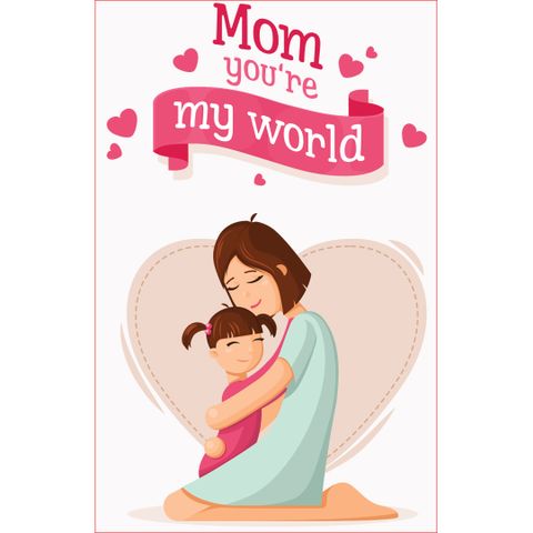  Notebook: Gia Đình Thân Yêu - Mom, Youre My World (Gđty - 07) 