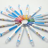 Văn Phòng Phẩm DUKA: Bút Sáp Màu Xoay - Twist Crayon 12 Màu - Túi Nhựa PVC (DK3301-12)