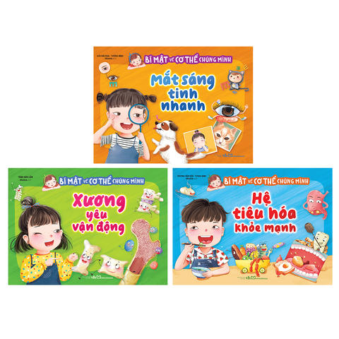  Sách: Combo Bí Mật Về Cơ Thể Chúng Mình (3 Cuốn) 