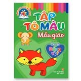 Sách: Tập Tô Màu Mẫu Giáo - Túi 8 Cuốn