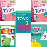 Sách: Combo Toán Từ Cơ Bản Đến Nâng Cao Lớp 3 (Toán Nâng Cao + Bài Tập Toán Nâng Cao + Rèn Kĩ Năng Học Tốt Toán + Giải Kĩ Năng Giải Toán)