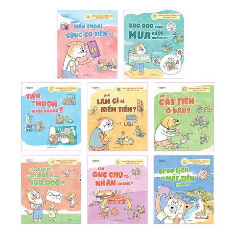  Sách: Combo Những Bài Học Về Tiền Bạc Dành Cho Trẻ Em (8 Cuốn) 