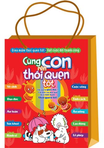  Combo Sách: Cùng Con Rèn Thói Quen Tốt - Túi 10 Cuốn 