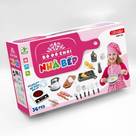  Đồ Chơi DUKA: Bộ Đồ Chơi Nhà Bếp - Màu Hồng - DK 81146 