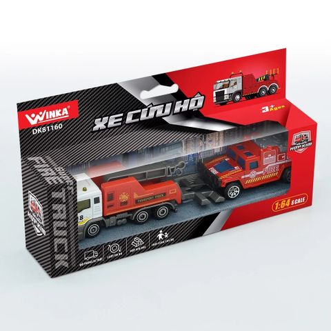 Đồ Chơi DUKA: Mô Hình Xe Hợp Kim - Xe Cứu Hộ - DK81160