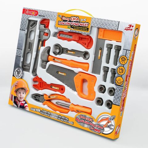 Đồ Chơi DUKA: Bộ Dụng Cụ Đồ Chơi Cho Bé - 18 Chi Tiết - DK81164
