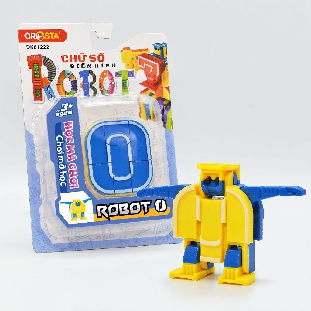 Đồ Chơi DUKA: Chữ Số Biến Hình - ROBOT 0 (DK81222) – MINH