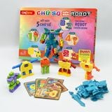Đồ Chơi DUKA: Chữ Số Biến Hình - ROBOT Chiến Binh (DK81223)