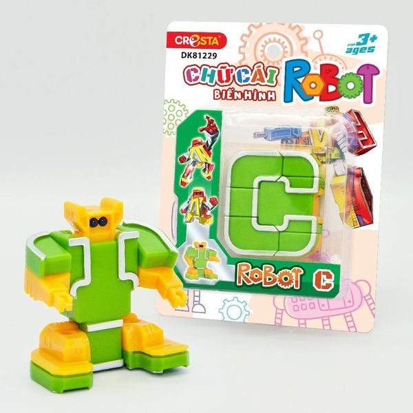 Đồ Chơi DUKA: Chữ Cái Biến Hình - ROBOT C (DK81229)