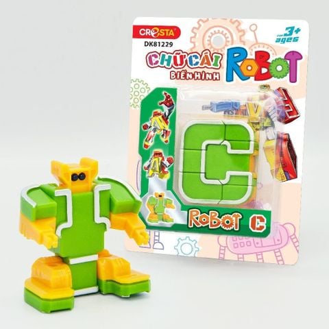  Đồ Chơi DUKA: Chữ Cái Biến Hình - ROBOT C (DK81229) 
