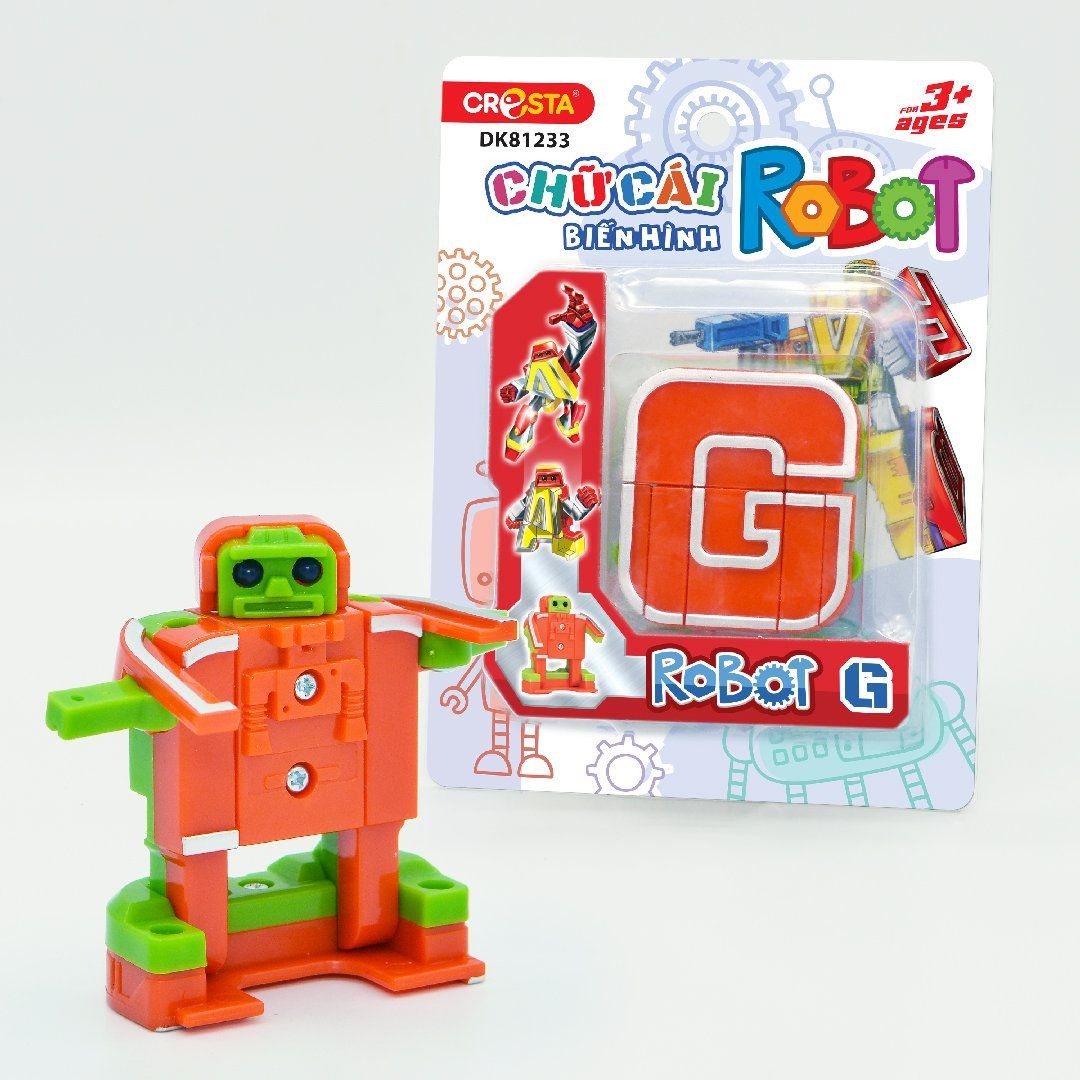 Đồ Chơi DUKA: Chữ Cái Biến Hình - ROBOT G (DK81233)