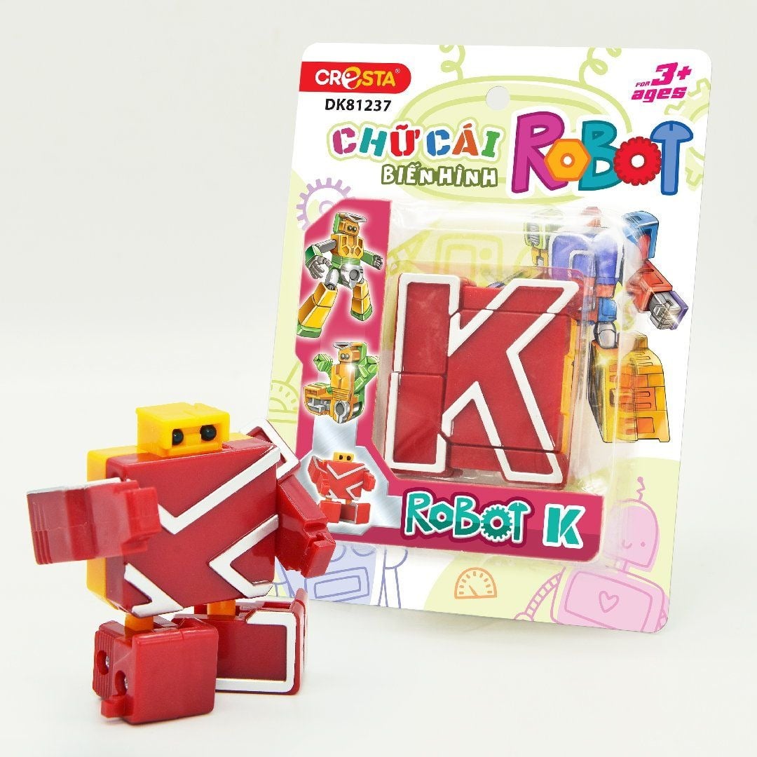 Đồ Chơi DUKA: Chữ Cái Biến Hình - ROBOT K (DK81237)