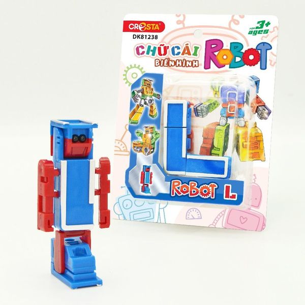 Đồ Chơi DUKA: Chữ Cái Biến Hình - ROBOT L (DK81238)