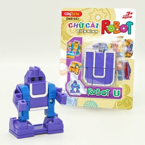 Đồ Chơi DUKA: Chữ Cái Biến Hình - ROBOT U (DK81247)