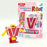 Đồ Chơi DUKA: Chữ Cái Biến Hình - ROBOT V (DK81248)