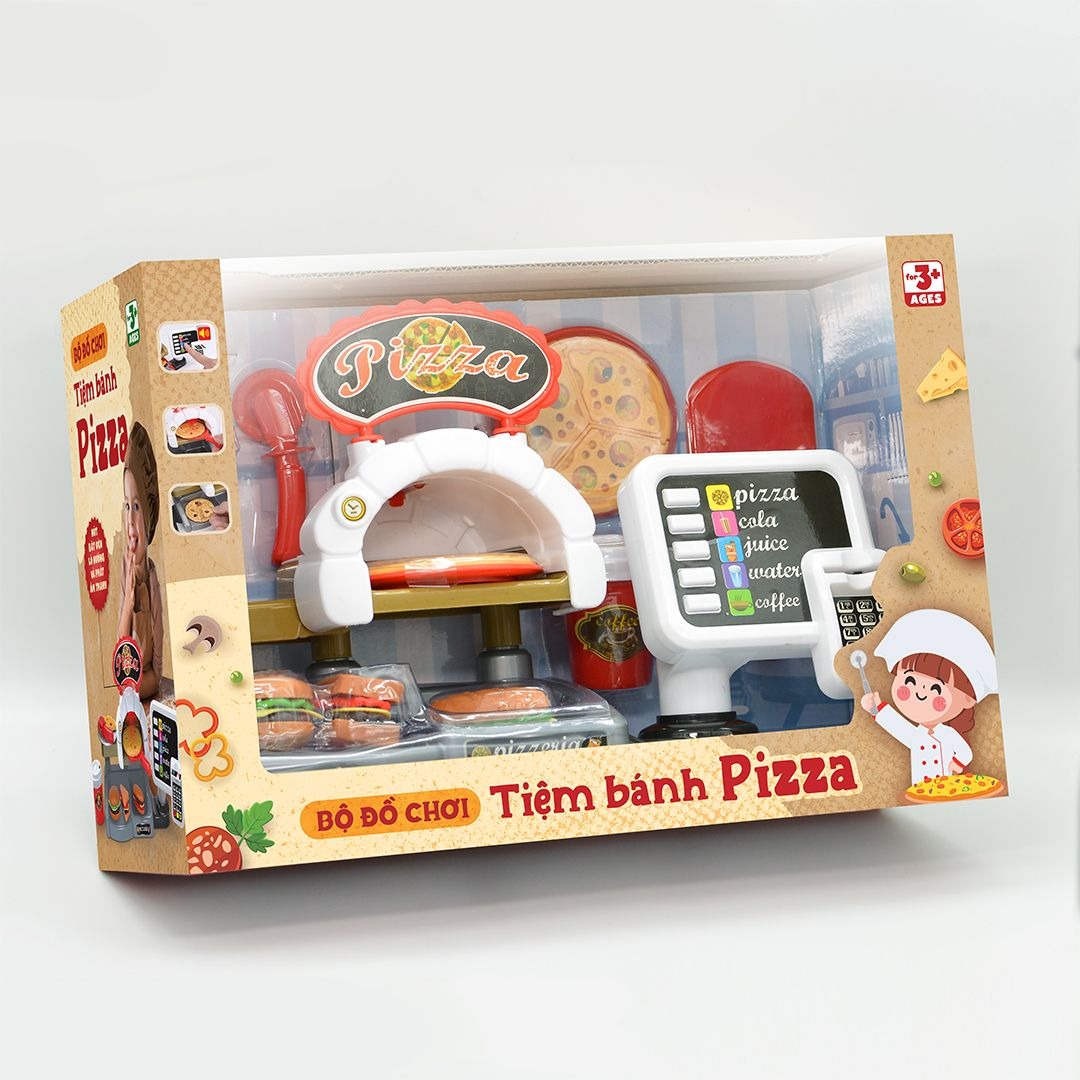 Đồ Chơi DUKA: Bộ Đồ Chơi Tiệm Bánh Pizza (DK81263)