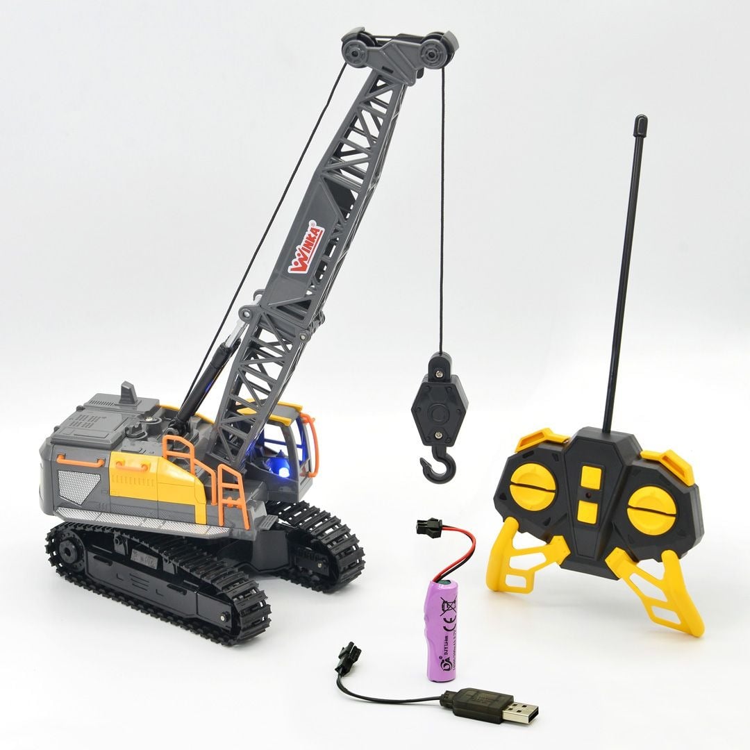 Đồ Chơi DUKA: Xe Công Trình Điều Khiển Từ Xa - Xe Cần Cẩu (DK81269)