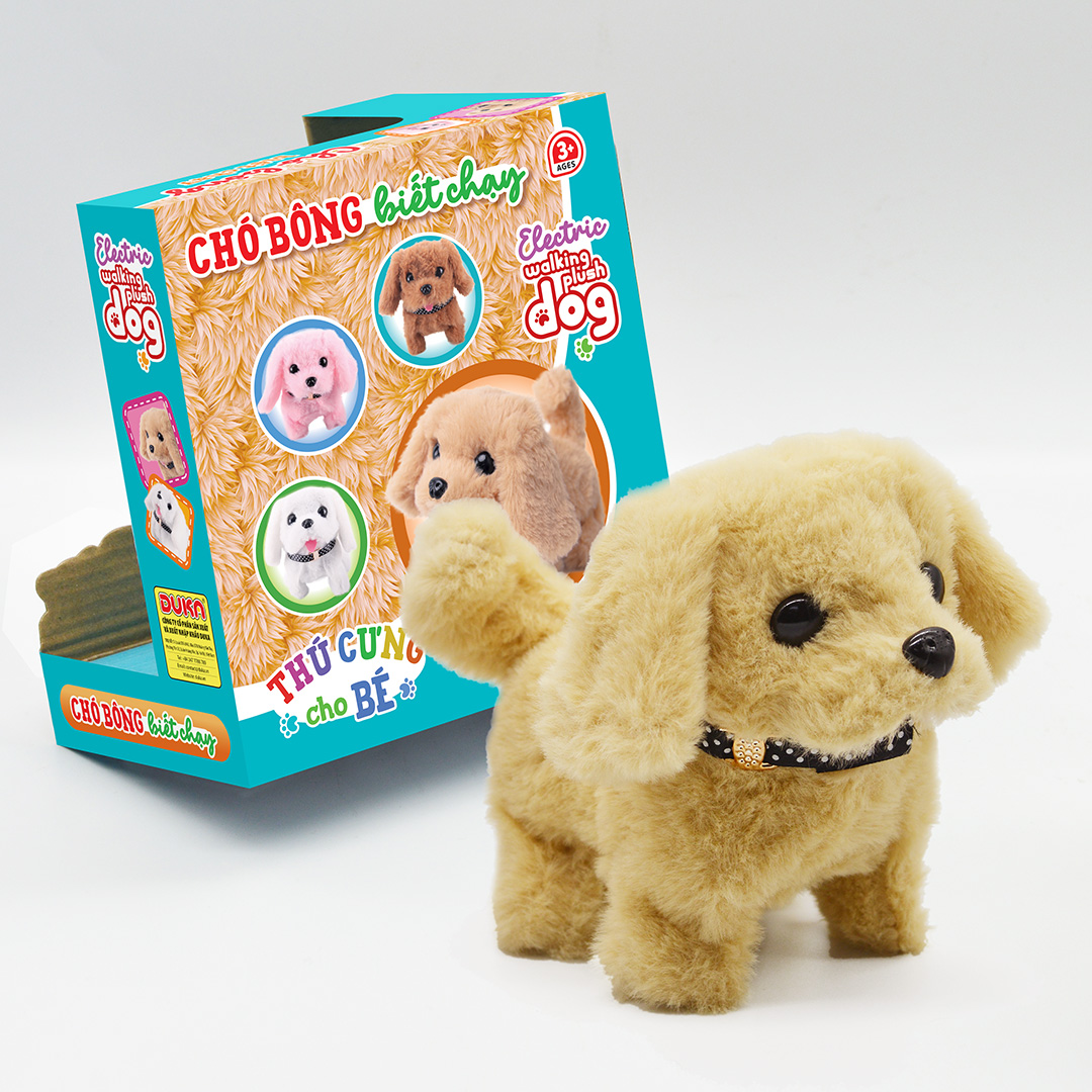 Đồ Chơi DUKA: Thú Cưng Cho Bé - Chó Bông Biết Chạy - DK81319 (màu ngẫu nhiên)