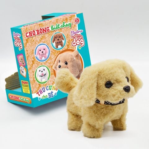  Đồ Chơi DUKA: Thú Cưng Cho Bé - Chó Bông Biết Chạy - DK81319 (3 Màu Ngẫu Nhiên) 