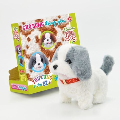 Đồ Chơi DUKA: Thú Cưng Cho Bé - Chó Bông Đáng Yêu - DK81320 (2 Màu Ngẫu Nhiên) 