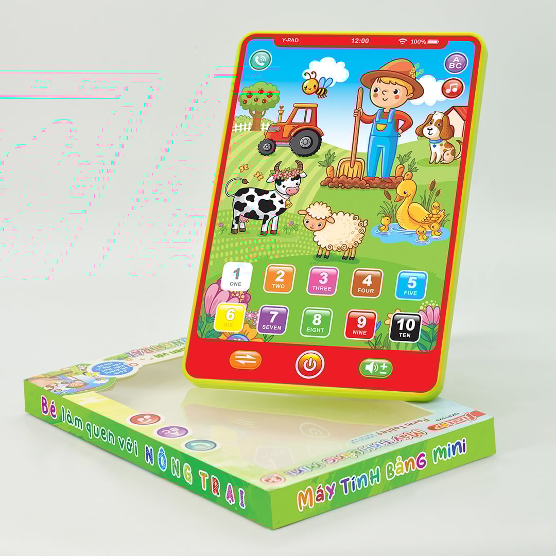Đồ Chơi DUKA: Máy Tính Bảng Mini - Bé Làm Quen Với Nông Trại - DK81323