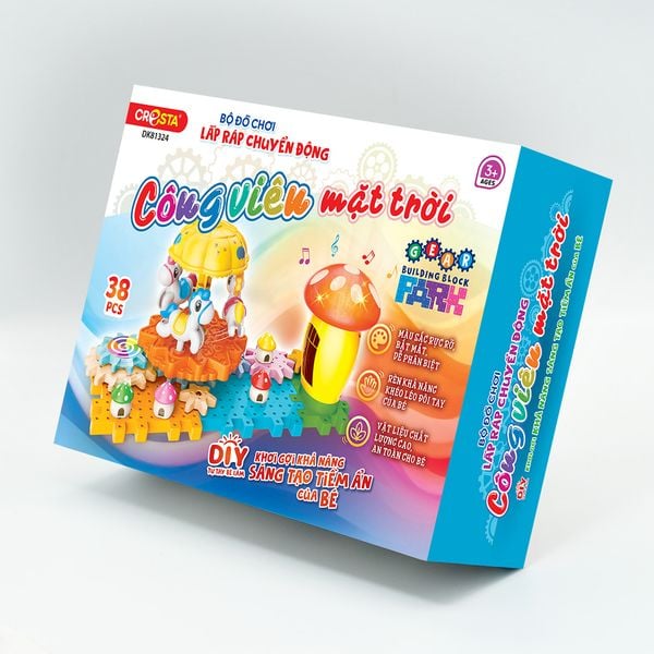 Đồ Chơi DUKA: Bộ Lắp Ráp Chuyển Động - Công Viên Mặt Trời - DK81324