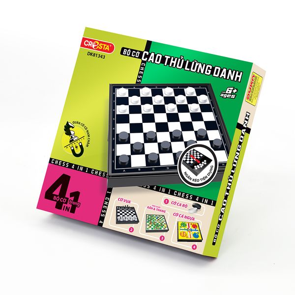 Đồ Chơi DUKA: Bộ Cờ 4 Trong 1 - Cao Thủ Lừng Danh DK81343