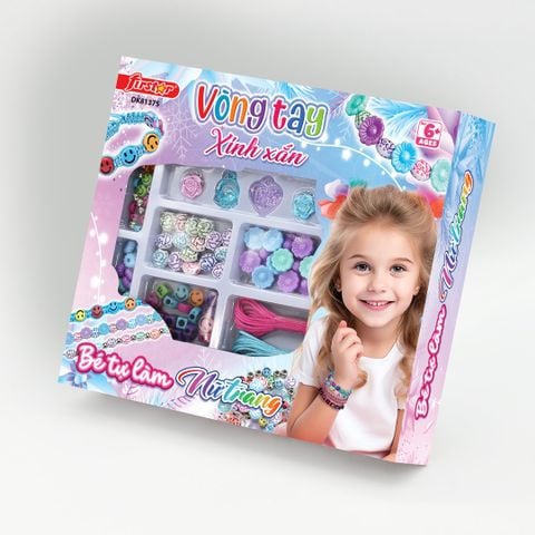  Đồ Chơi DUKA: Bé Tự Làm Nữ Trang - Vòng Tay Xinh Xắn (DK81375) 