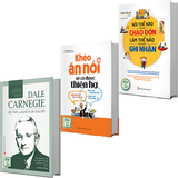 Sách: Combo Bản Đặc Biệt Nghệ Thuật Giao Tiếp Ứng Xử (Dale Carnegie - Bậc Thầy Nghệ Thuật Giao Tiếp + Khéo Ăn Nói Sẽ Có Được Thiên Hạ + Nói Thế Nào Để Được Chào Đón, Làm Thế Nào Để Được Ghi Nhận)