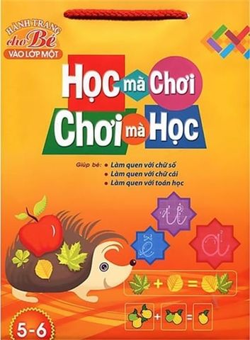  Sách: Học Mà Chơi - Chơi Mà Học (5-6 Tuổi) 